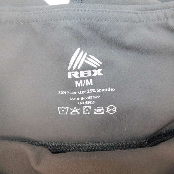 RBX Active High-Waisted Leggings | Size M | Gray | Stretch Athletic Pants - Picture 4 of 4
